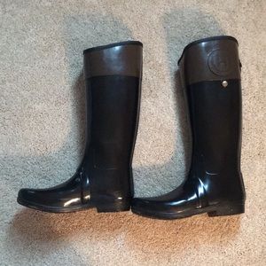 Tall hunter rain boots